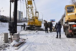 В Арбекове начали строить транспортную развязку 