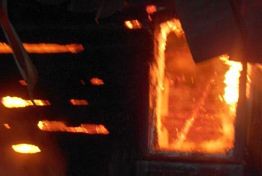 В Сосновоборском районе сгорел жилой дом