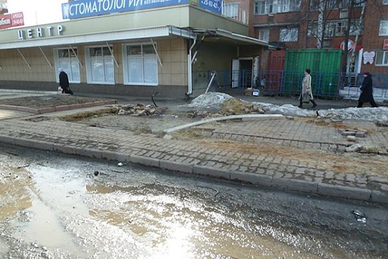 В Пензе демонтировали два павильона на пр. Победы