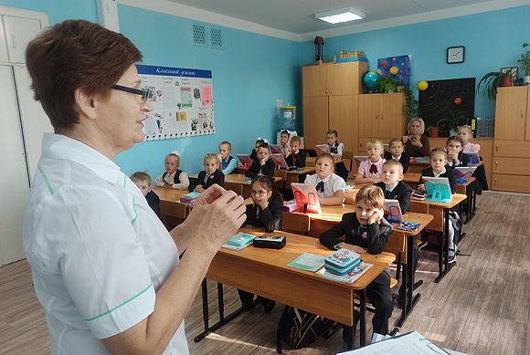 Пензенских первоклассников научили профилактике нарушений зрения
