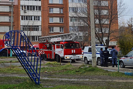 В Пензе в доме на Рахманинова загорелся общий балкон