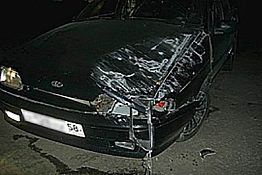 В Пензе столкнулись Renault и ВАЗ, есть пострадавший