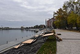 В Пензе на набережной завершается третий этап работ