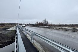 В Пензенской области ввели в эксплуатацию мост через реку Сердоба