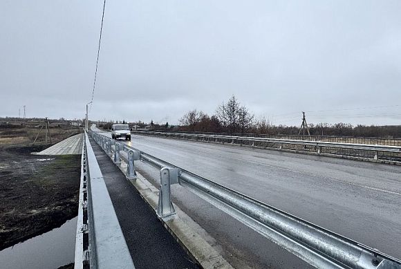 В Пензенской области ввели в эксплуатацию мост через реку Сердоба