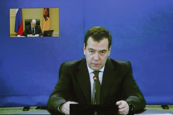 Василий Бочкарев принял участие в селекторном совещании с Дмитрием Медведевым