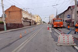 В Пензе восстановили движение по улице Суворова