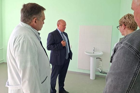 В Белинской больнице продолжается ремонт лечебного корпуса