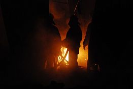 В Пензе пожар на Ударной тушили 20 сотрудников МЧС