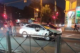 Ночью на перекрестке Гоголя и Свердлова произошло ДТП