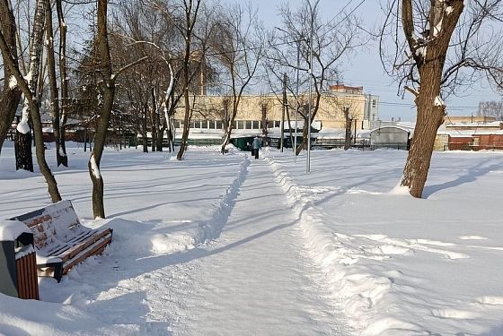 В Каменке обновили сквер тружеников тыла