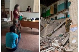 Жители Ударной, 35 устроили мыльный перформанс в райадминистрации Жители Ударной, 35 устроили мыльный перформанс в райадминистрации