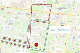 В Пензе на улице Пушкина на неделю изменят схему движения 4 маршрутов