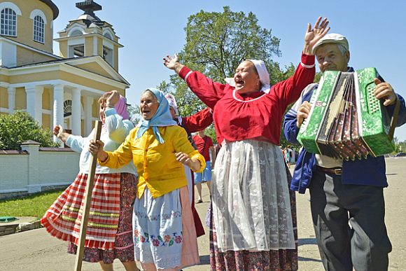 Жители бывших Тархан отмечают 100-летие Лермонтово