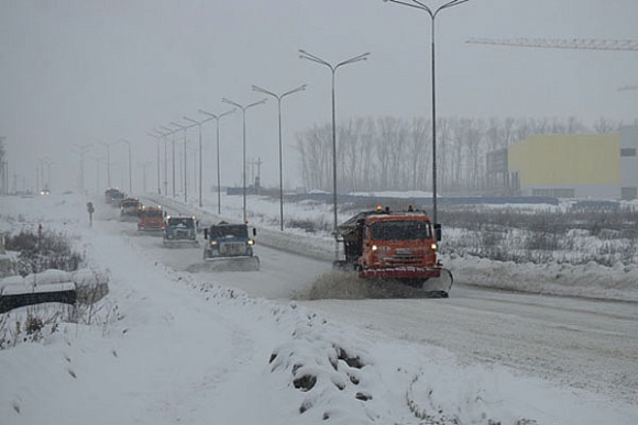 В Пензе с последствиями снегопада будут ударно бороться ночью