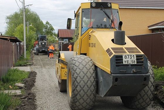 В Пензе на Ставропольской начали ремонтировать проезжую часть