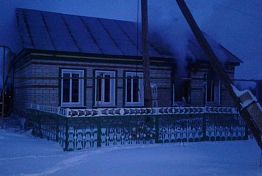 В Белинском районе в огне погиб пенсионер