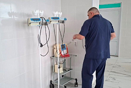 В Белинской больнице готовят к открытию обновленный этаж реанимации