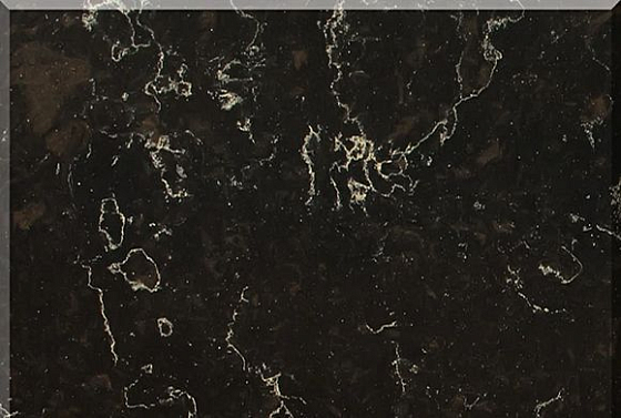 Чёрный кварцевый агломерат: материал с характером