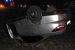 Под Кузнецком перевернулась иномарка, есть пострадавшие Под Кузнецком перевернулась иномарка, есть пострадавшие