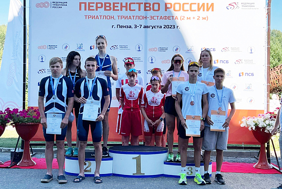 Пензенские спортсмены завоевали медали первенства России по триатлону 2023