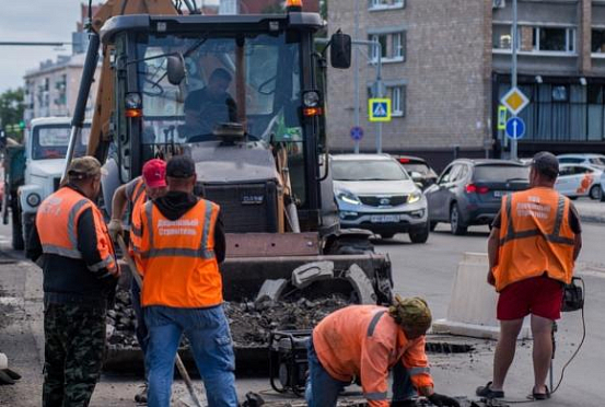 В Пензе ремонт дороги от улицы 40 лет Октября могут завершить досрочно