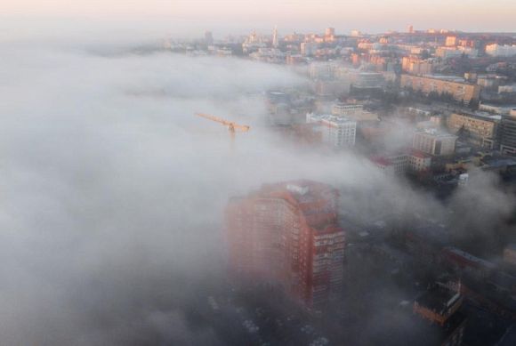 На Пензу 7 декабря опустится густой туман