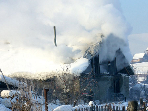 В Пензенской области из-за морозов стало больше пожаров