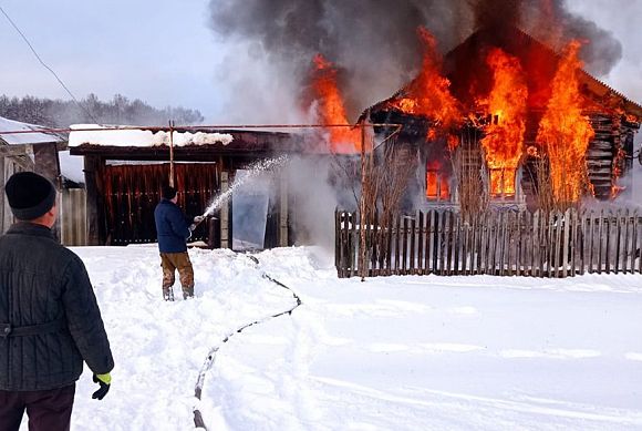 В Пензенской области при пожаре погиб сельчанин