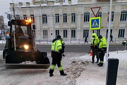 В Пензе 12 февраля снег убирают в усиленном режиме