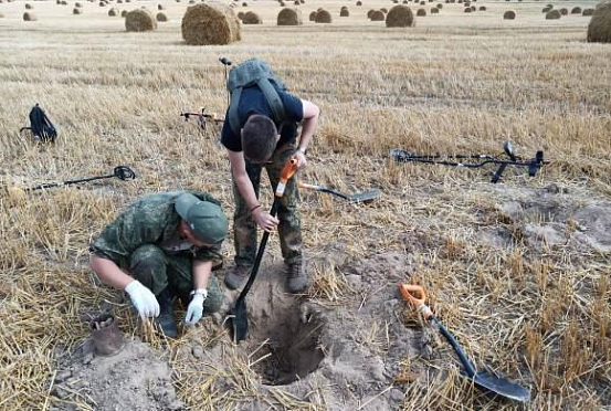 Пензенские поисковики в Беларуси обнаружили останки земляков