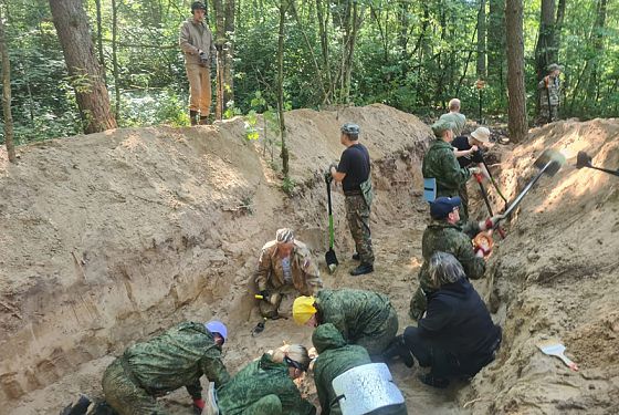 Пензенские поисковики вместе с коллегами нашли останки 20 танкистов