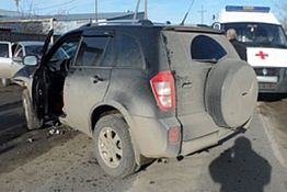 В Кузнецке на ул. Хвалынской столкнулись Lada и Chery