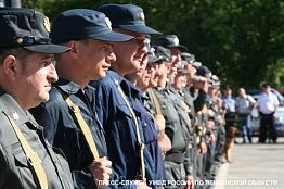 Пензенских полицейских проводили в Чеченскую республику