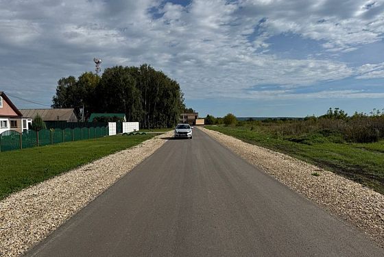 Введен в эксплуатацию подъезд к селу Большой Колояр