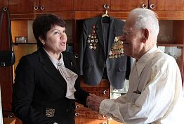 В Пензе ветерана ВОВ Дмитрия Шеянова поздравили с 95-летием
