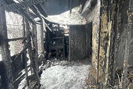 Появилось видео с места смертельного пожара в Нижнем Ломове