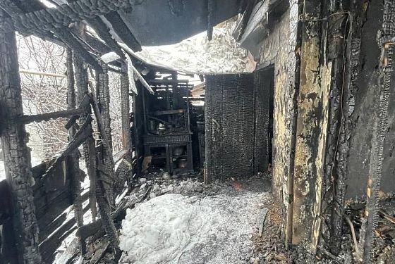 Появилось видео с места смертельного пожара в Нижнем Ломове