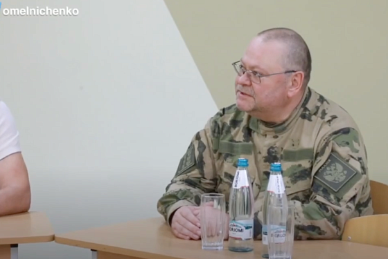 Олег Мельниченко отправился в командировку в Запорожскую область
