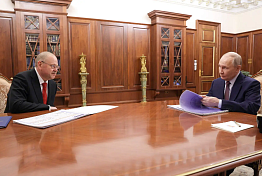 Путин заслушал доклад Мельниченко о масштабных инвестпроектах в Пензенской области
