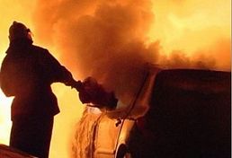 В Пензе на Западной поляне загорелся автомобиль
