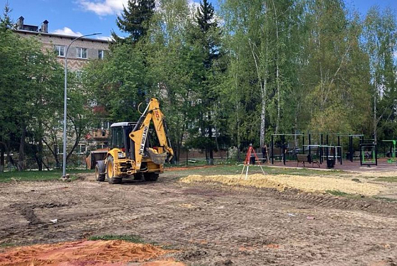 В Сурске начали второй этап благоустройства парка