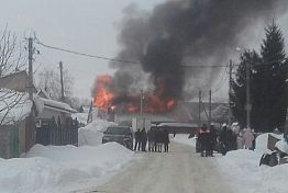 Пензенец снял видео пожара в Терновке