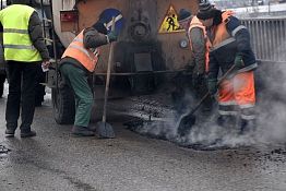 В Пензе начался ямочный ремонт на Сурском мосту