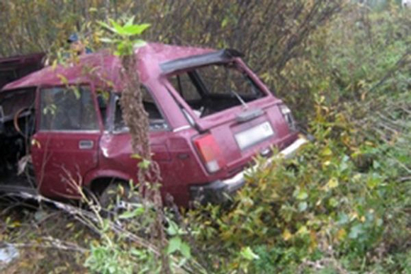 В Городищенском районе «четверка» вылетела с дороги в кювет