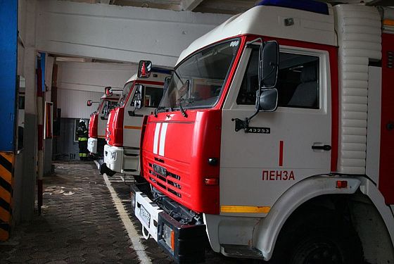 При пожаре в Нижнем Ломове эвакуировали 7 человек