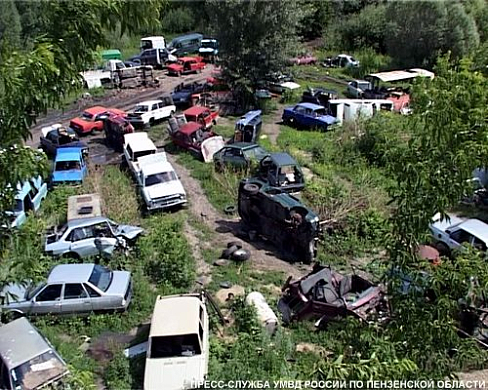 В Пензе на СТО обнаружили «криминальные» машины