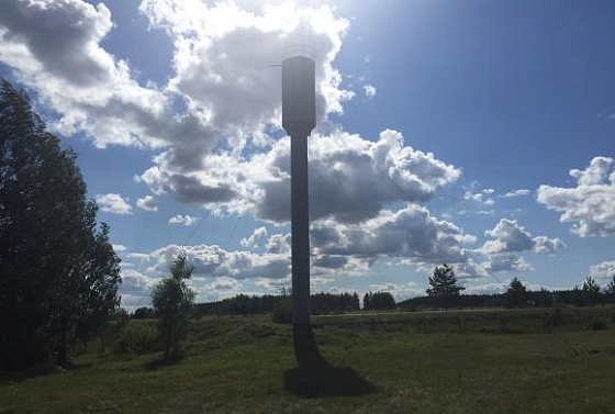 Белозерцев осмотрел новую водонапорную башню в Вадинске