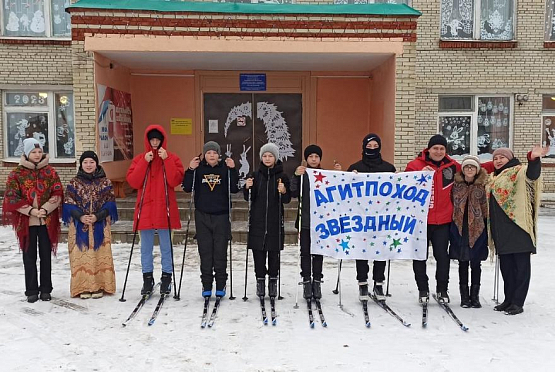 В Пензенской области продолжается многодневный лыжный агитпоход «Звездный»