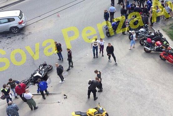В Пензе девушка на мотоцикле пострадала в ДТП